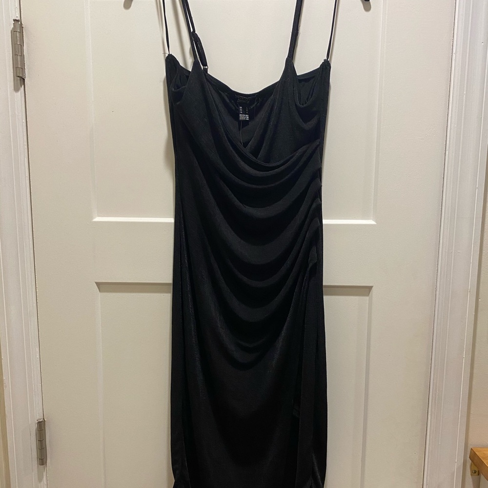Ruched Sparkly Dress